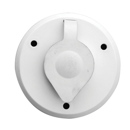 PRIME PRODUCTS Prime Products 08-6208 Round Cable TV Receptacle - White 08-6208